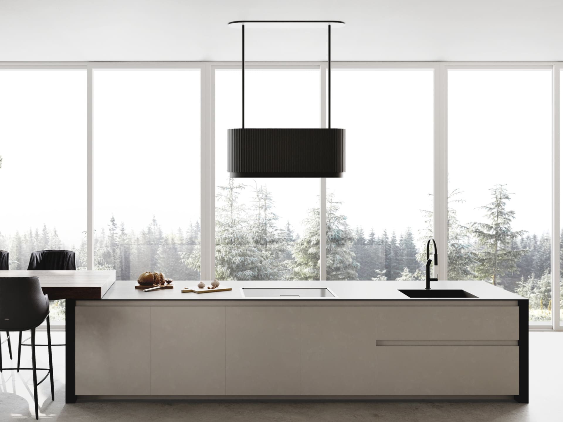 Mono w black